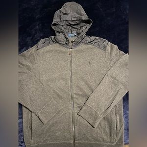 Polo by Ralph Lauren Men’s hooded full zip sweater